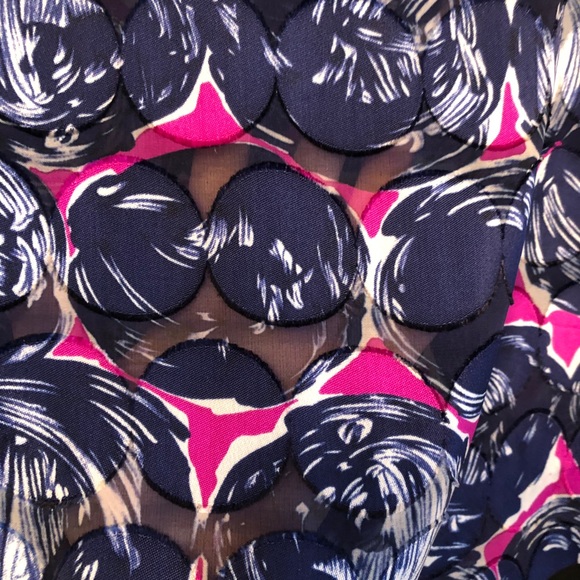 Tory Burch Abstract Circle Print Top - Picture 3 of 6